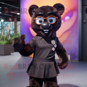 Rust Panther maskot kostume...