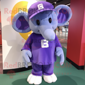 Purple Elephant maskot...