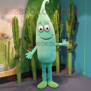 Cyan Asparagus mascotte...