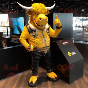 Yellow Bull mascotte...