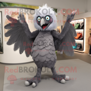 Gray Harpy mascotte kostuum...