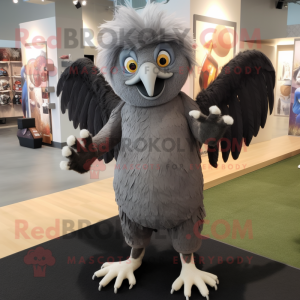 Gray Harpy mascotte kostuum...