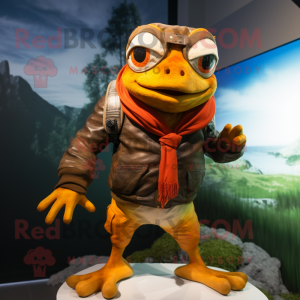 Rust Frog mascotte kostuum...