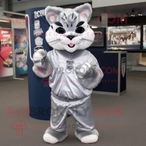 Silver Bobcat mascotte...