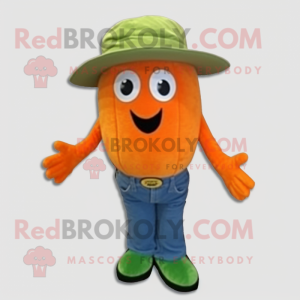 Orange Cucumber mascotte...