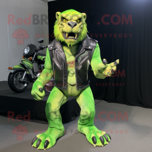 Lime Green Smilodon...