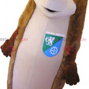 Mascota gigante erizo marrón y beige - Redbrokoly.com