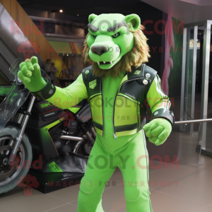 Lime Green Smilodon...