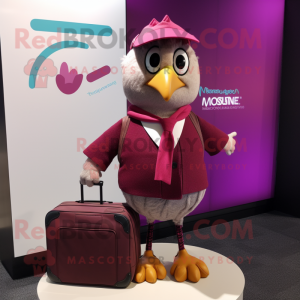 Magenta kwartel mascotte...