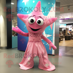 Pink Starfish mascotte...