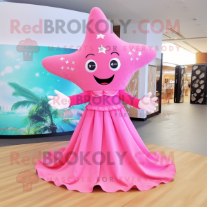 Pink Starfish mascotte...