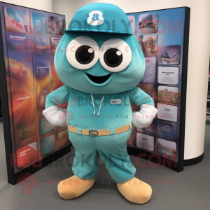 Turquoise Oyster mascotte...