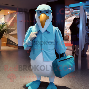 Cyan Albatros mascotte...