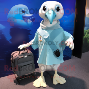 Cyan-Albatros Maskottchen...