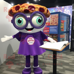 Purple Pizza mascotte...