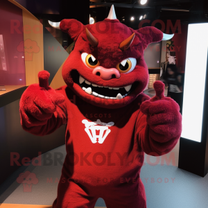 Maroon Demon mascotte...