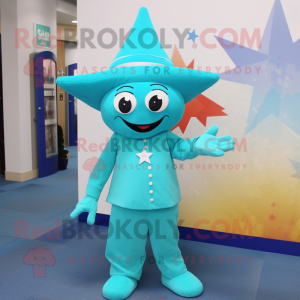 Cyan Starfish mascotte...