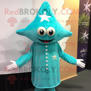 Cyan Starfish mascotte...