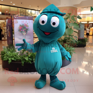 Teal spinazie mascotte...