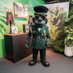 Black Green Beret mascotte...