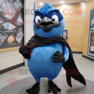 Black Blue Jay mascotte...