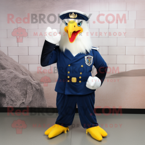 Navy Bald Eagle maskot...