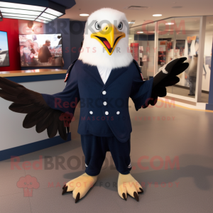 Marinblå Bald Eagle...