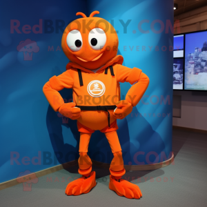 Orange Crab mascotte...