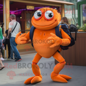 Orange Crab mascotte...