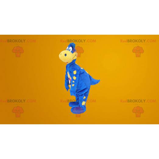 Beroemde blauwe draak mascotte - Danone Costume - Redbrokoly.com