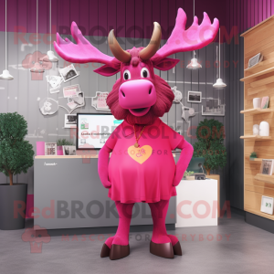 Magenta Elk mascotte...