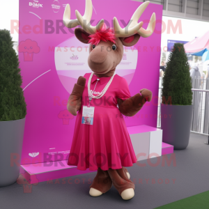 Magenta Elk mascotte...