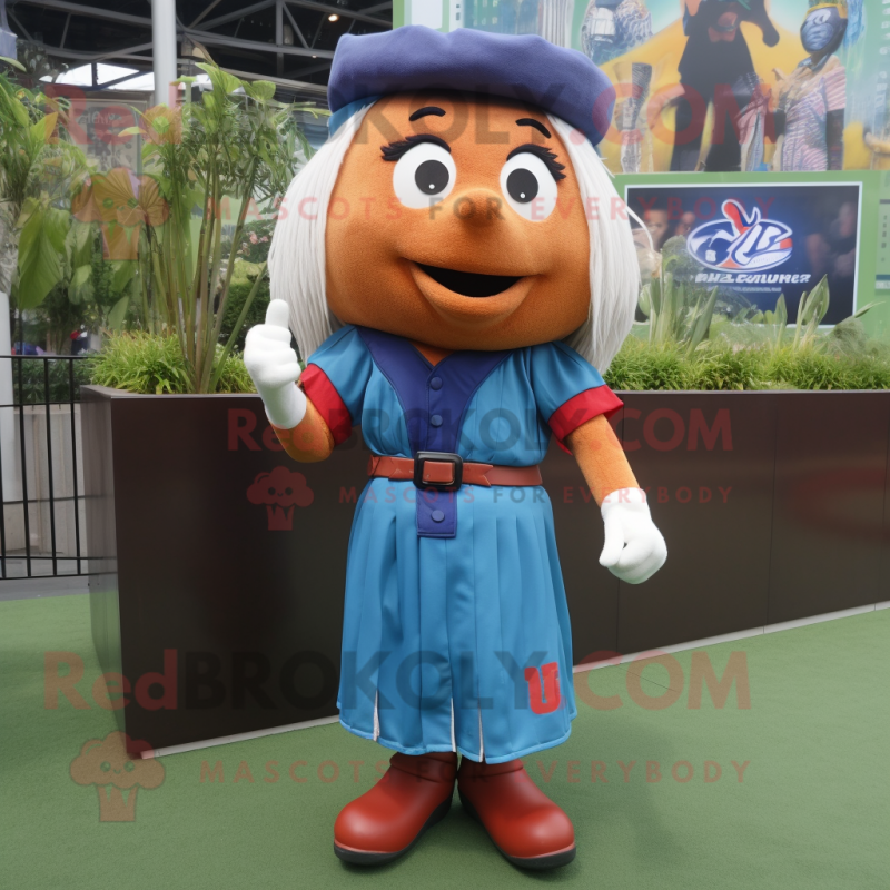 nan Baseball Glove mascot costume character dressed with a Pencil Skirt and Scarves nan Baseball Glove mascot costume character dressed with a Pencil Skirt and Scarves