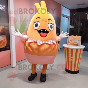Peach French Fries mascotte...