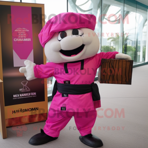 Magenta Dim Sum maskot...