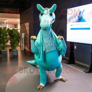 Teal Parasaurolophus...