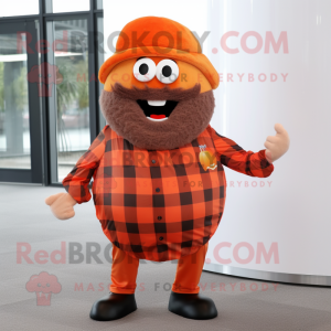 Oransje Falafel maskot...