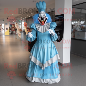 Himmelblauer böser Clown...