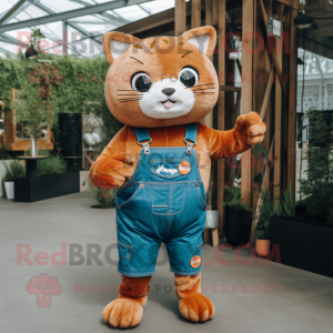 Rust Cat maskot kostume...