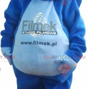 Blue dinosaur mascot. Dinosaur costume - Redbrokoly.com