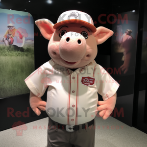  Pig mascotte kostuum...