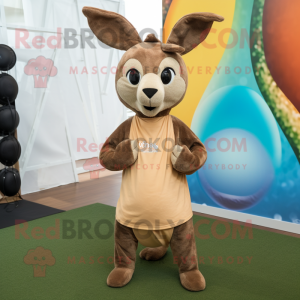 Brown Kangaroo mascotte...