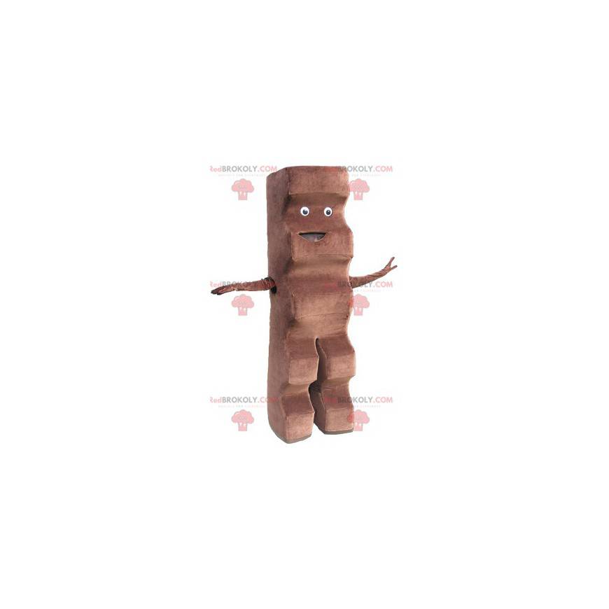 Mascote gigante em barra de chocolate - Redbrokoly.com
