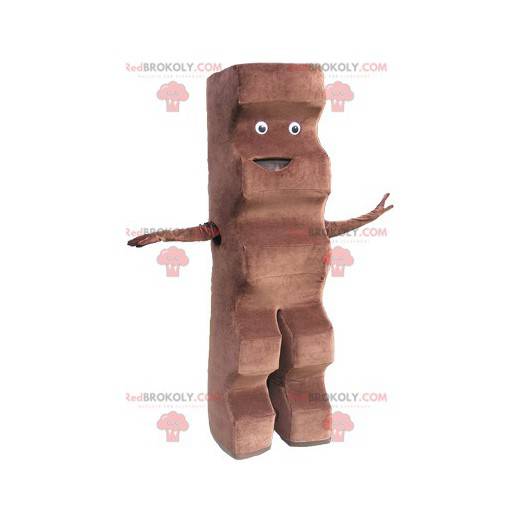 Gigantisk sjokoladebar maskot - Redbrokoly.com