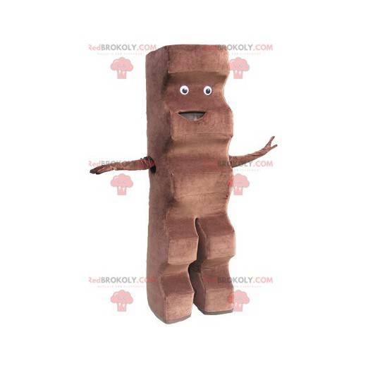 Mascote gigante em barra de chocolate - Redbrokoly.com