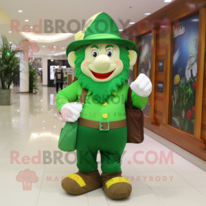 Oliven Leprechaun maskot...