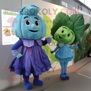 Blue Cabbage maskot...