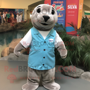 Silver Sea Lion maskot...