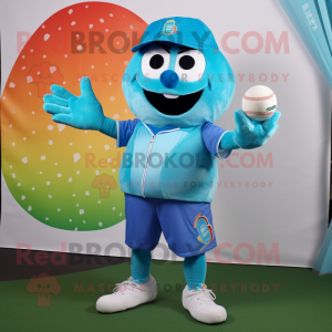 Cyan Juggle mascotte...