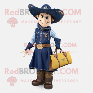 Postava maskota Navy Cowboy...